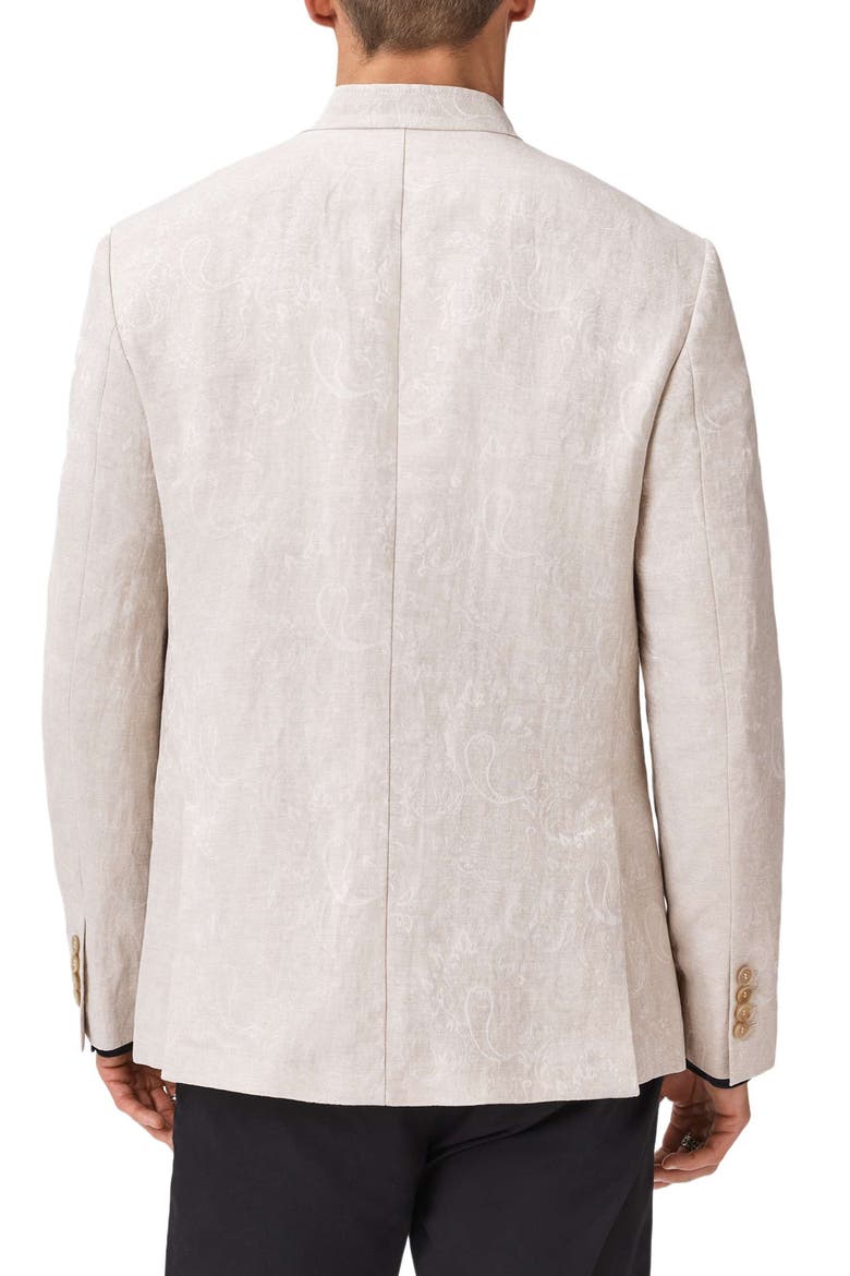 Logan Paisley Jacket, Alternate, color, EGGSHELL