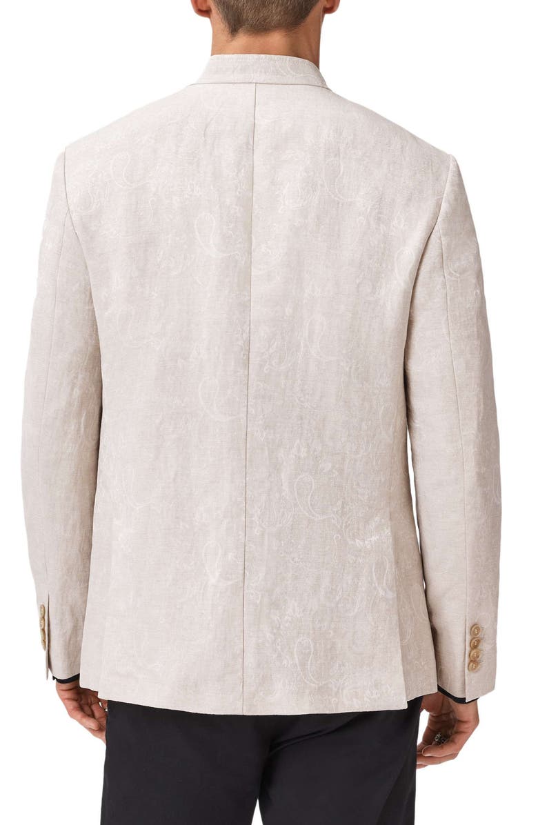 John Varvatos Logan Paisley Jacket, Alternate, color, Eggshell