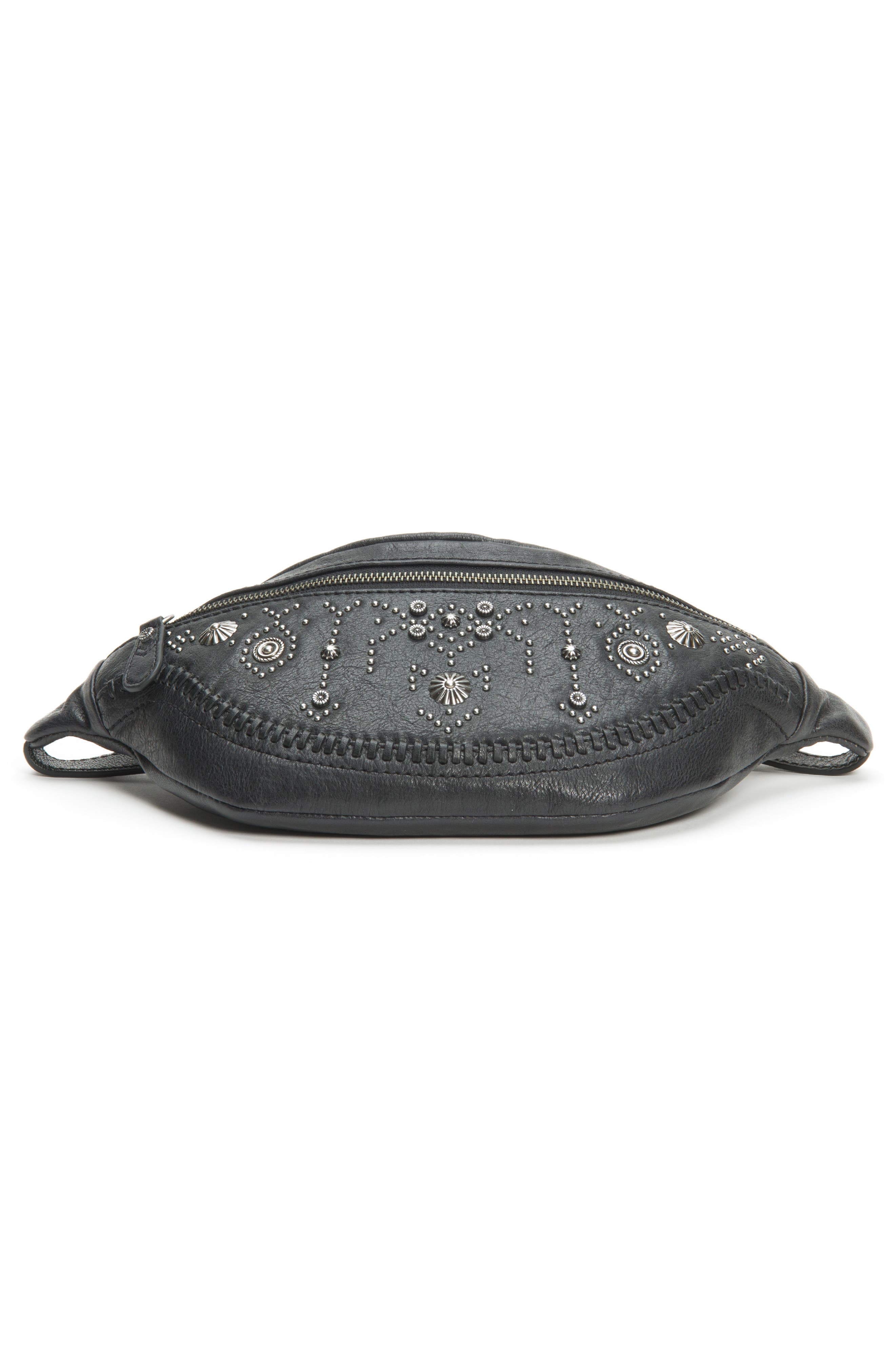 Frye Concho Studded Leather Belt Bag, Alternate, color, 