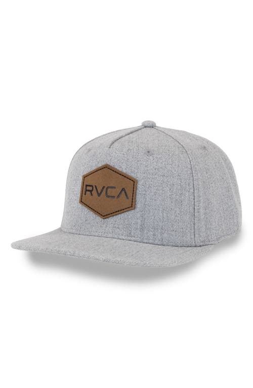 Rvca New School Snapback Hat In Gray