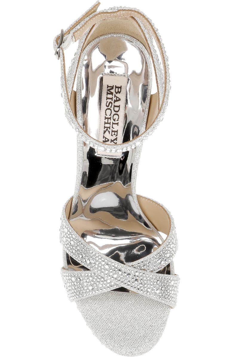 Badgley Mischka Collection Fizzy Ankle Strap Platform Sandal, Alternate, color,