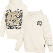 PRESSBOX Women's Pressbox  Cream Purdue Boilermakers Elena Janise Hoodie