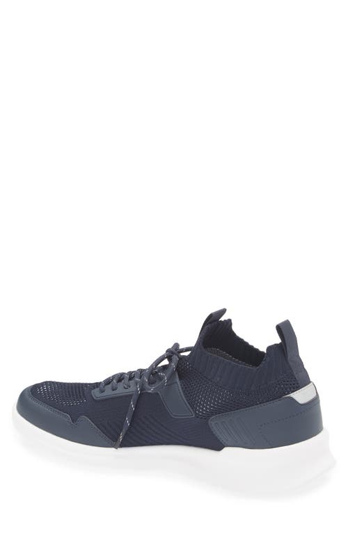 Hugo Boss Boss Extreme Knit Sneaker In Blue