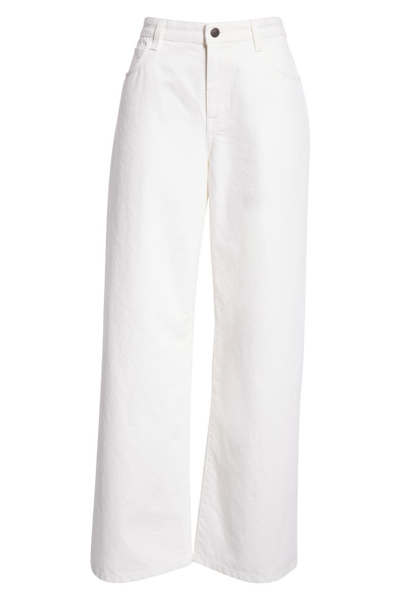 Eglitta Wide Leg Jeans, Alternate, color, WHITE