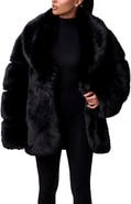 Naked Wardrobe Oversize Fur Jacket