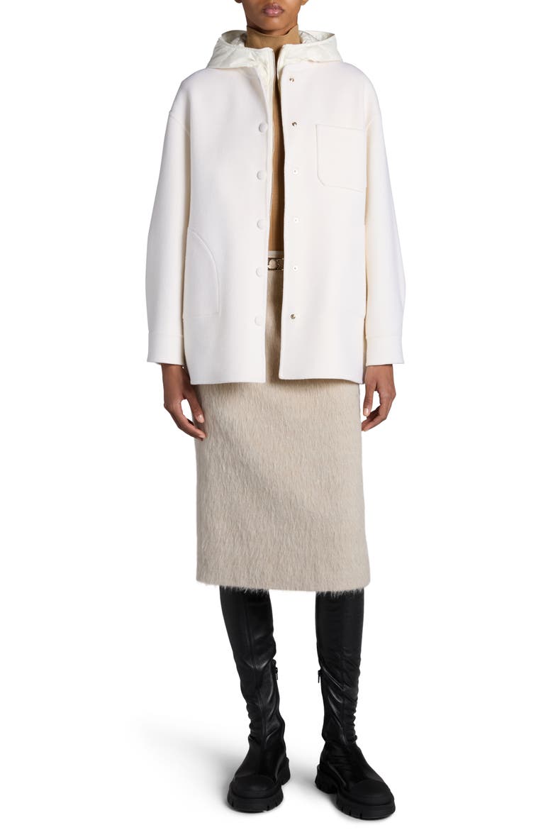 Bouchet Down Jacket, Alternate, color, WHITE