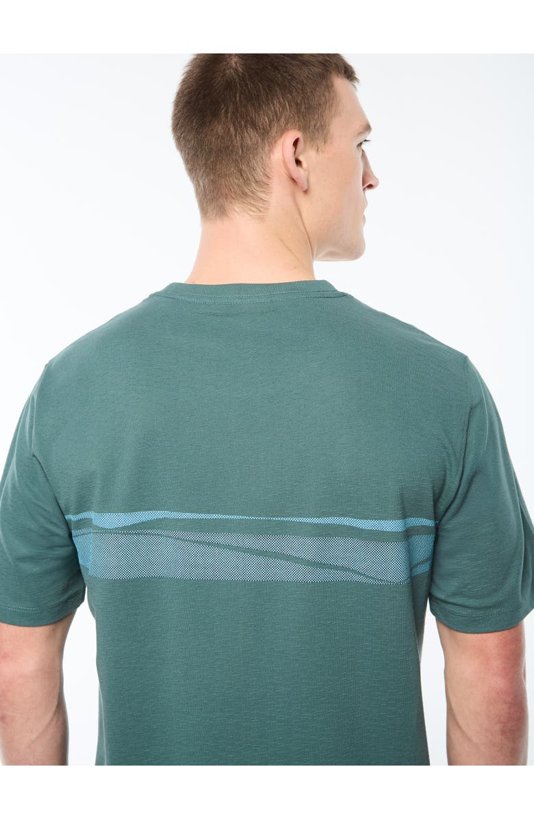 Sergio Tacchini Rotto Fashion T-Shirt, Alternate, color, Mediterranea