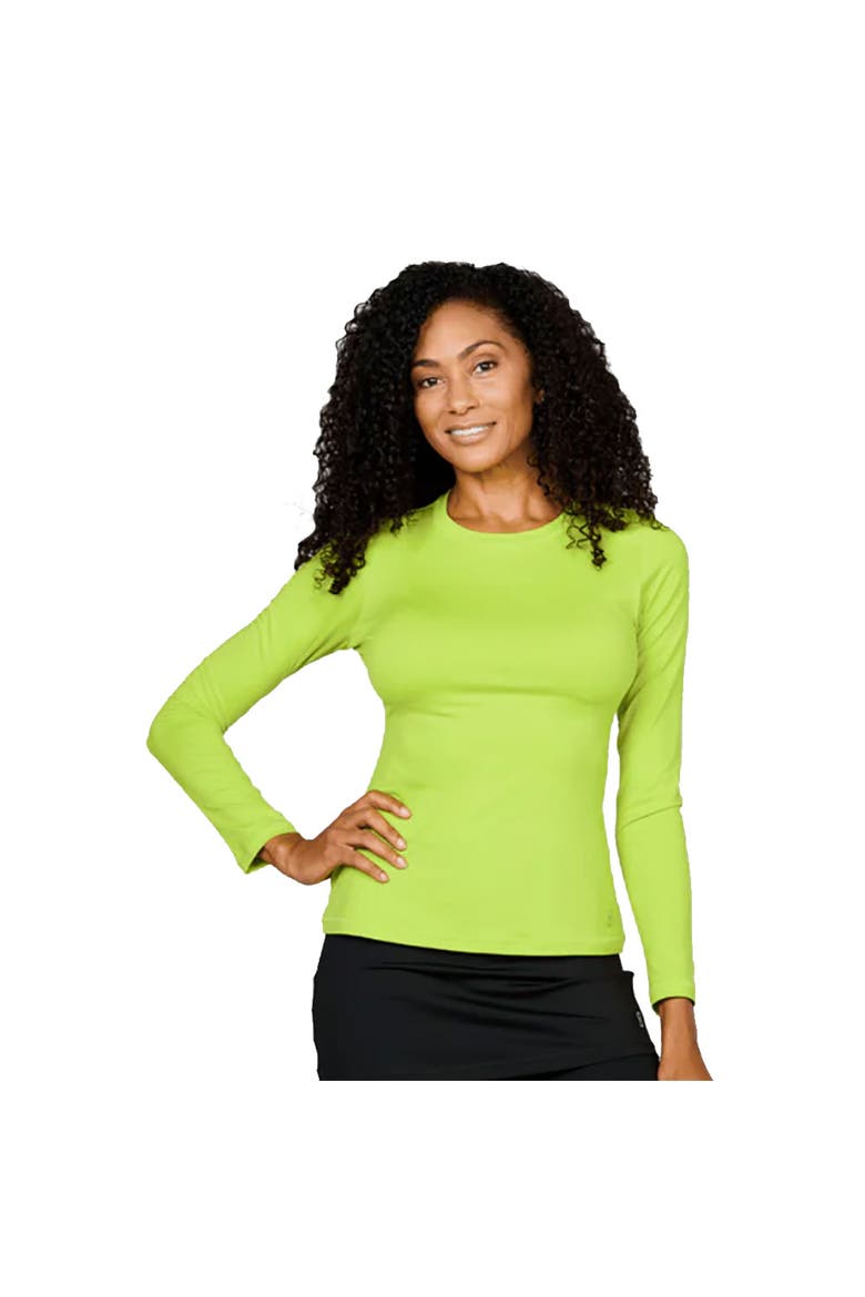 UV Colors Womens Long Sleeve Tennis Shirt, Main, color, Teddy