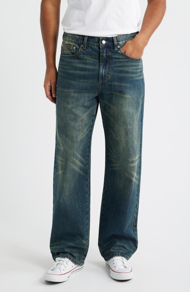 925 Originals Stock Relaxed Straight Leg Jeans, Main, color, Night Wash