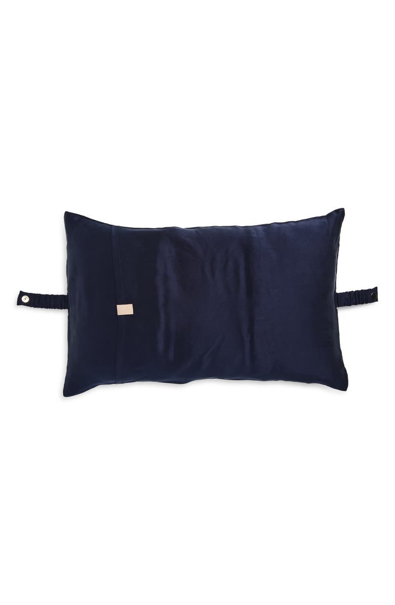 Lunya Washable Silk Blend Travel Pillow, Alternate, color, Waning Night