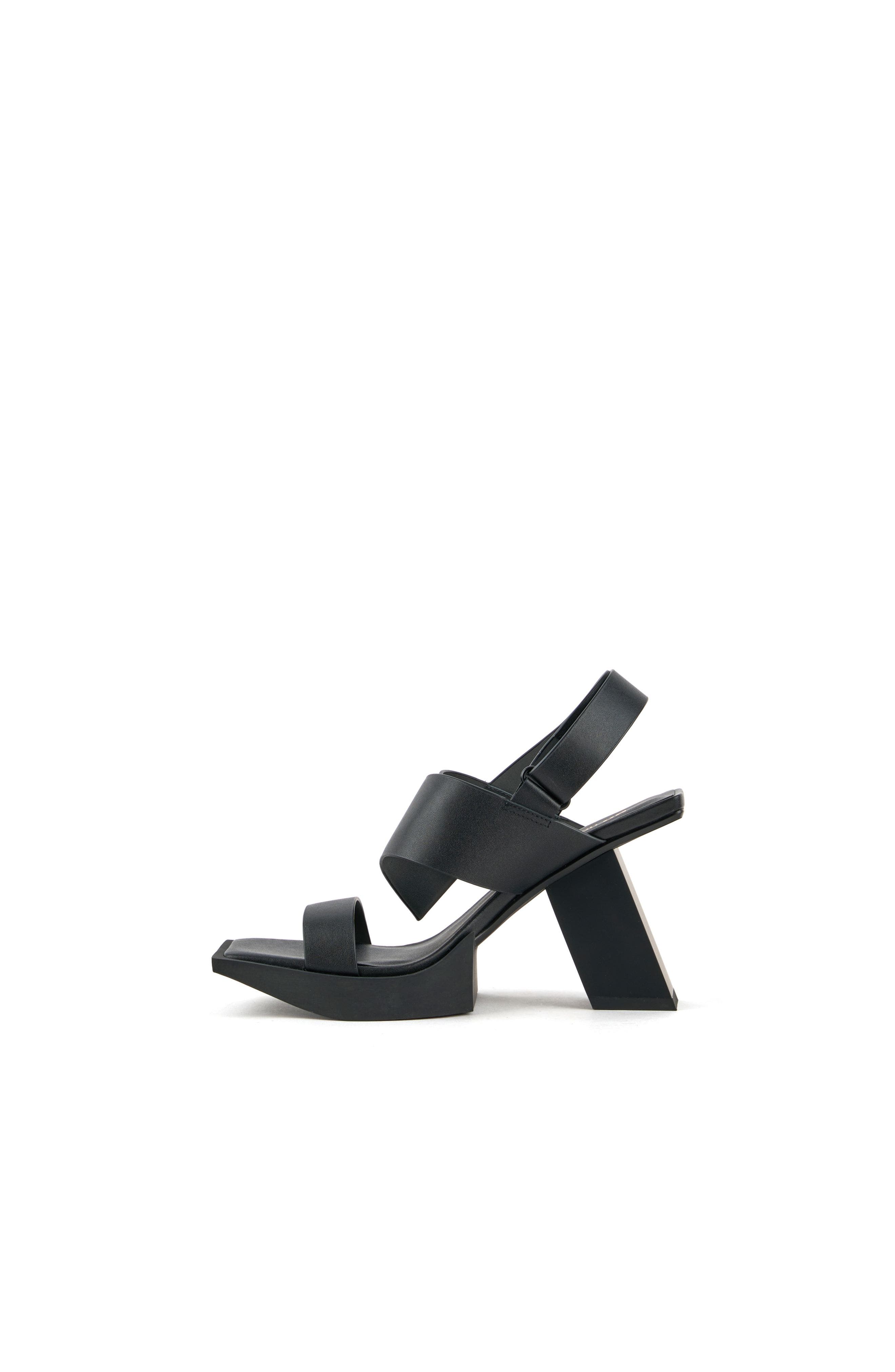 Construct Hi Sandals, Alternate, color, Black