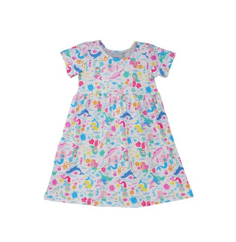 Girl's Playtime UPF 50+ Laya Short Sleeve Tee Dress