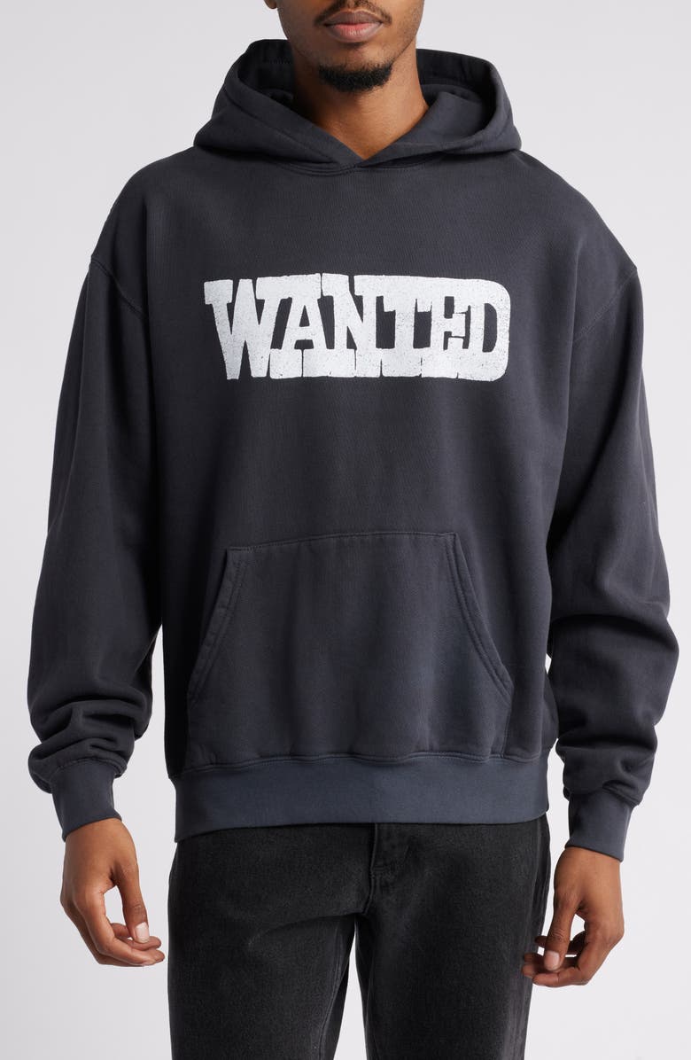 ONE OF THESE DAYS Wanted Graphic Hoodie, Main, color, 