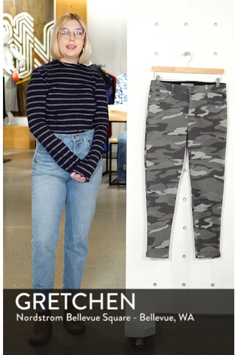'Ab'Solution Camo High Waist Ankle Skinny Pants (Nordstrom Exclusive) video