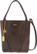 Chloé Small Spin Leather Crossbody Tote