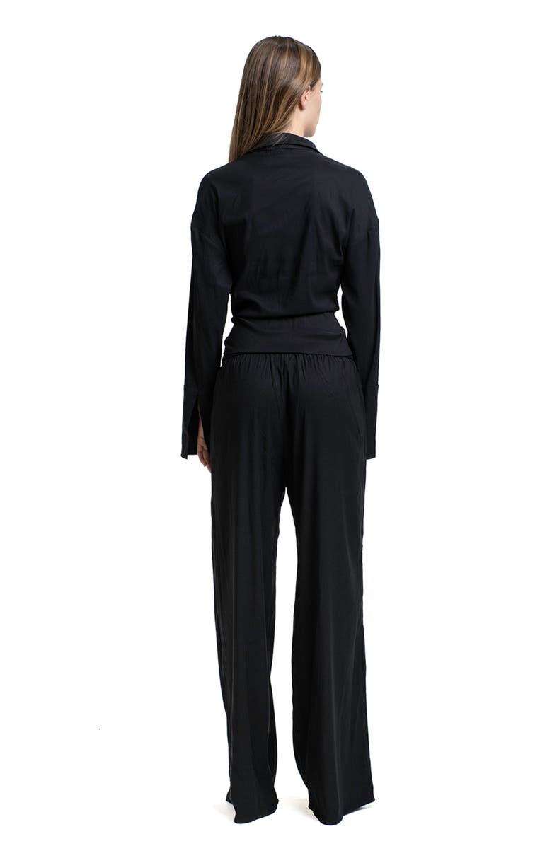 Mother of All Gill pants, Alternate, color, Black Matt