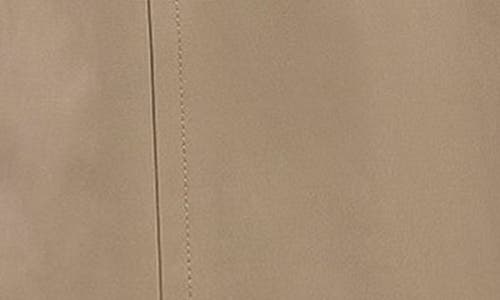 London Fog Cotton Blend Trench In Driftwood