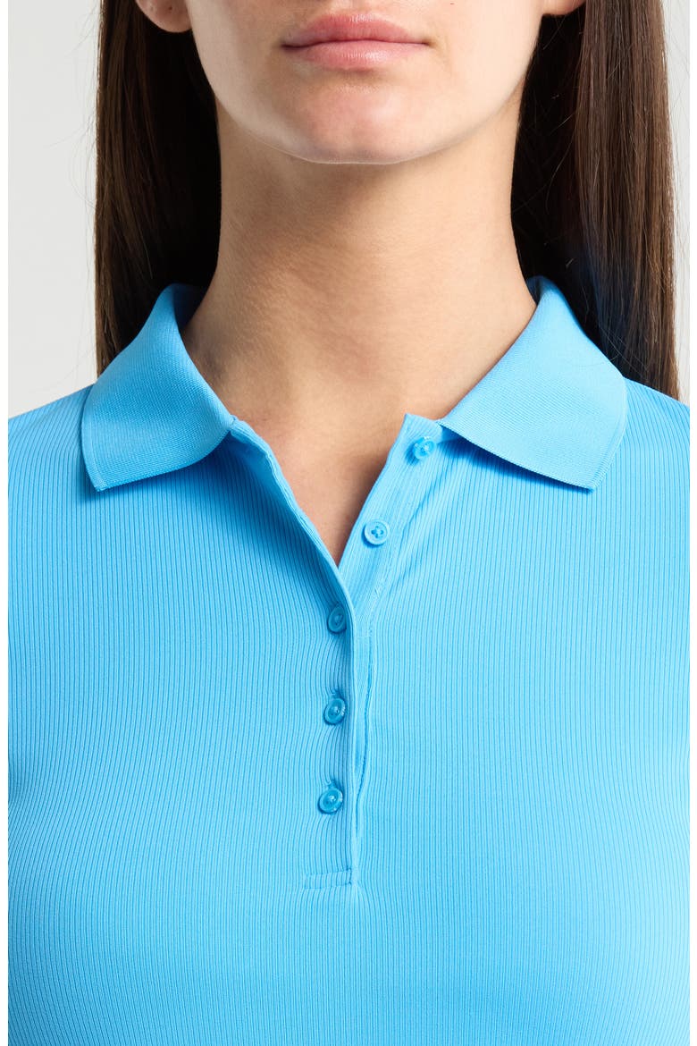 Tech Rib Golf Polo, Alternate, color, AZUL