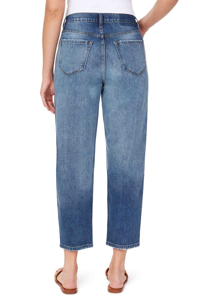 Kensie The Cropped Barrel Jeans, Alternate, color, 