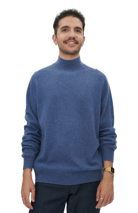 Essential Mock Neck Cashmere Sweater