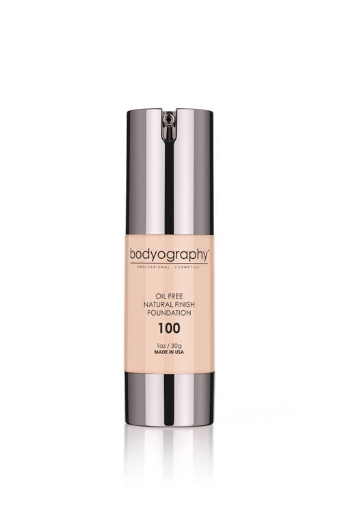 Shop Bodyography Natural Finish Foundation #160 -medium/neutral 1oz In #100 -light/neutral