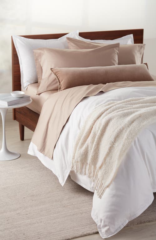 Nordstrom 400 Thread Count Organic Cotton Sateen Sheet Set In Brown