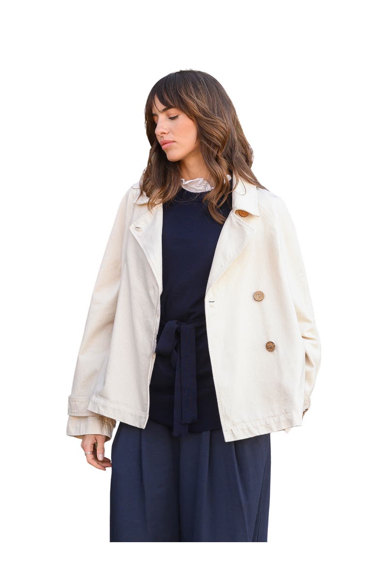 Celtic & Co. Canvas Swing Jacket, Main, color, Oatmeal