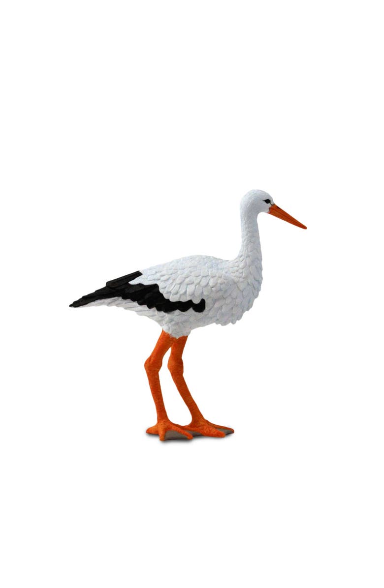 Safari Ltd. White Stork Kids Toy Figure, Alternate, color, NO COLOR
