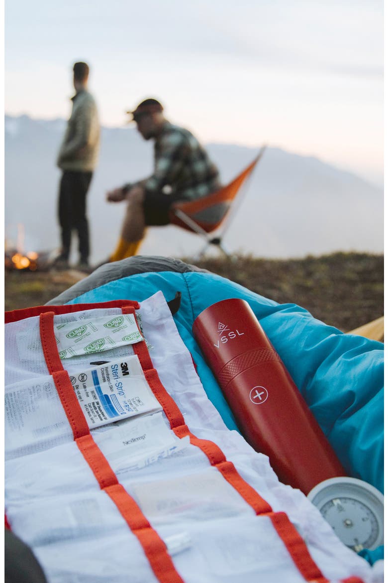 First Aid Waterproof Flashlight, Alternate, color, RED