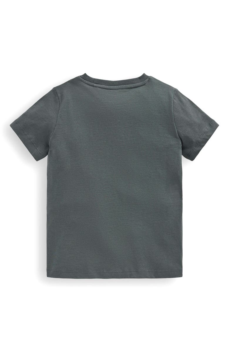 Mini Boden Kids' Submarine Glow in the Dark Cotton Graphic T-Shirt, Alternate, color, Smoke Submarine