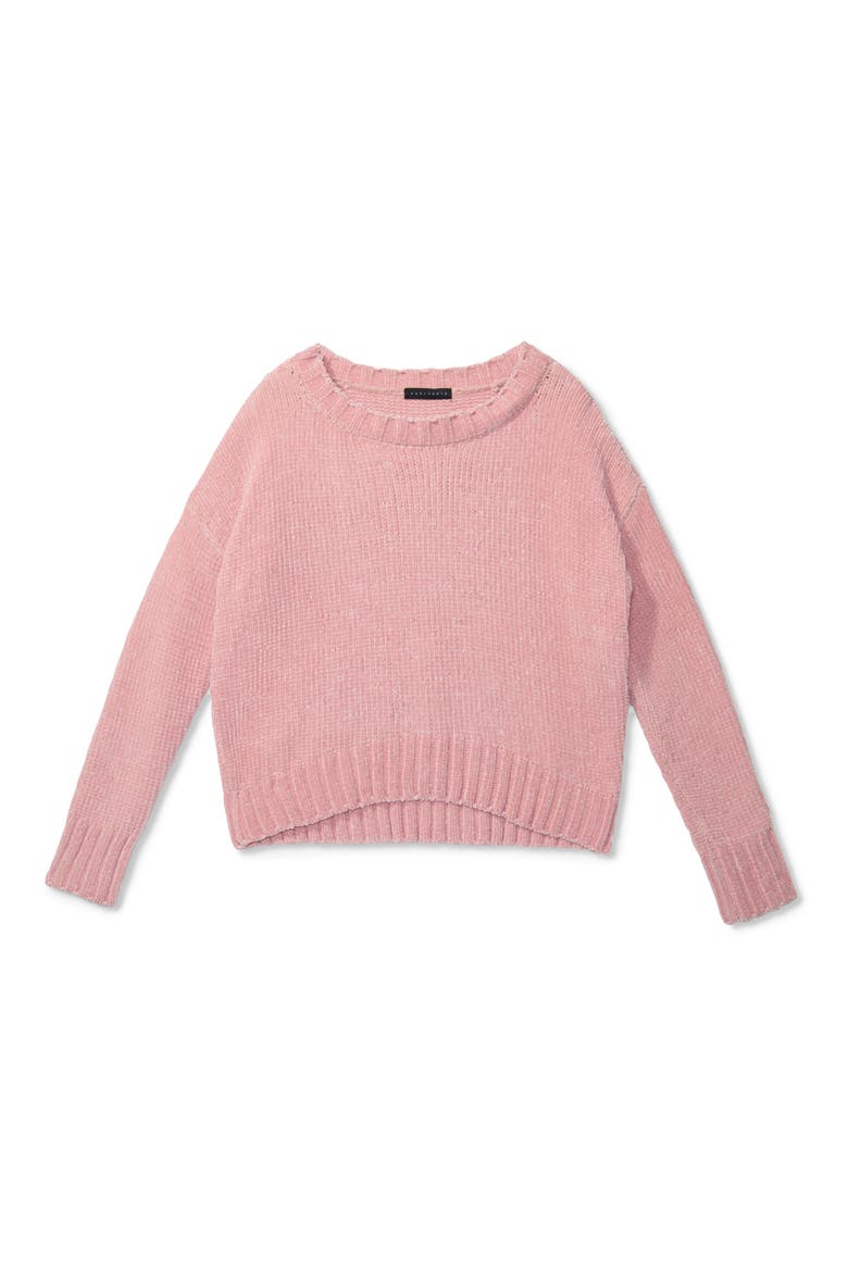 Chenille Pullover, Alternate, color, PINK SCTCH