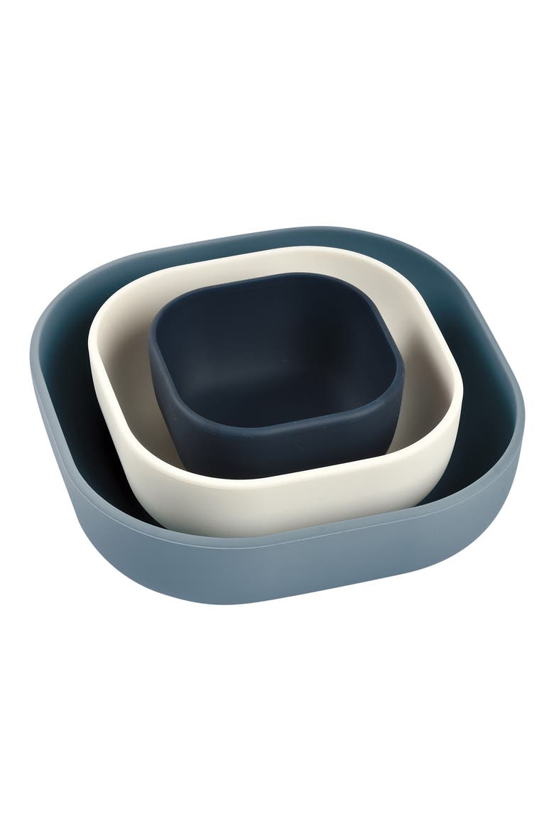 3-Piece Beaba Mealtime Nesting Bowls, Main, color, MIDNIGHT