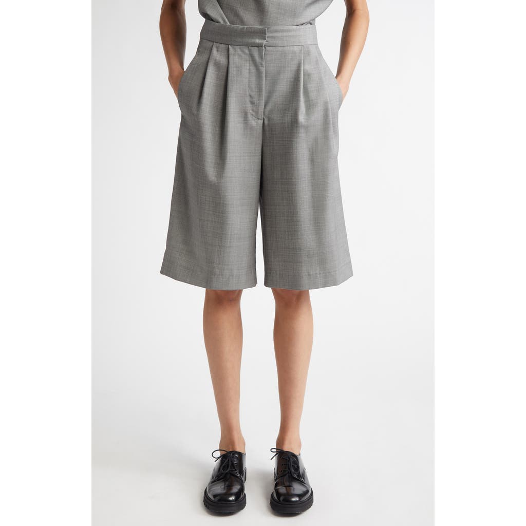 LOULOU STUDIO LOULOU DE SAISON SOAN TAILORED VIRGIN WOOL BERMUDA SHORTS