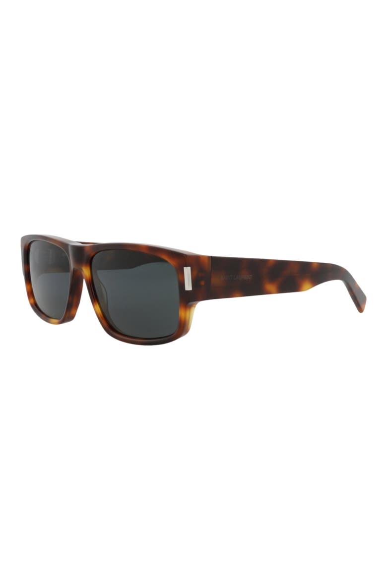 59mm Rectangular Sunglasses, Alternate, color, HAVANA HAVANA BLACK