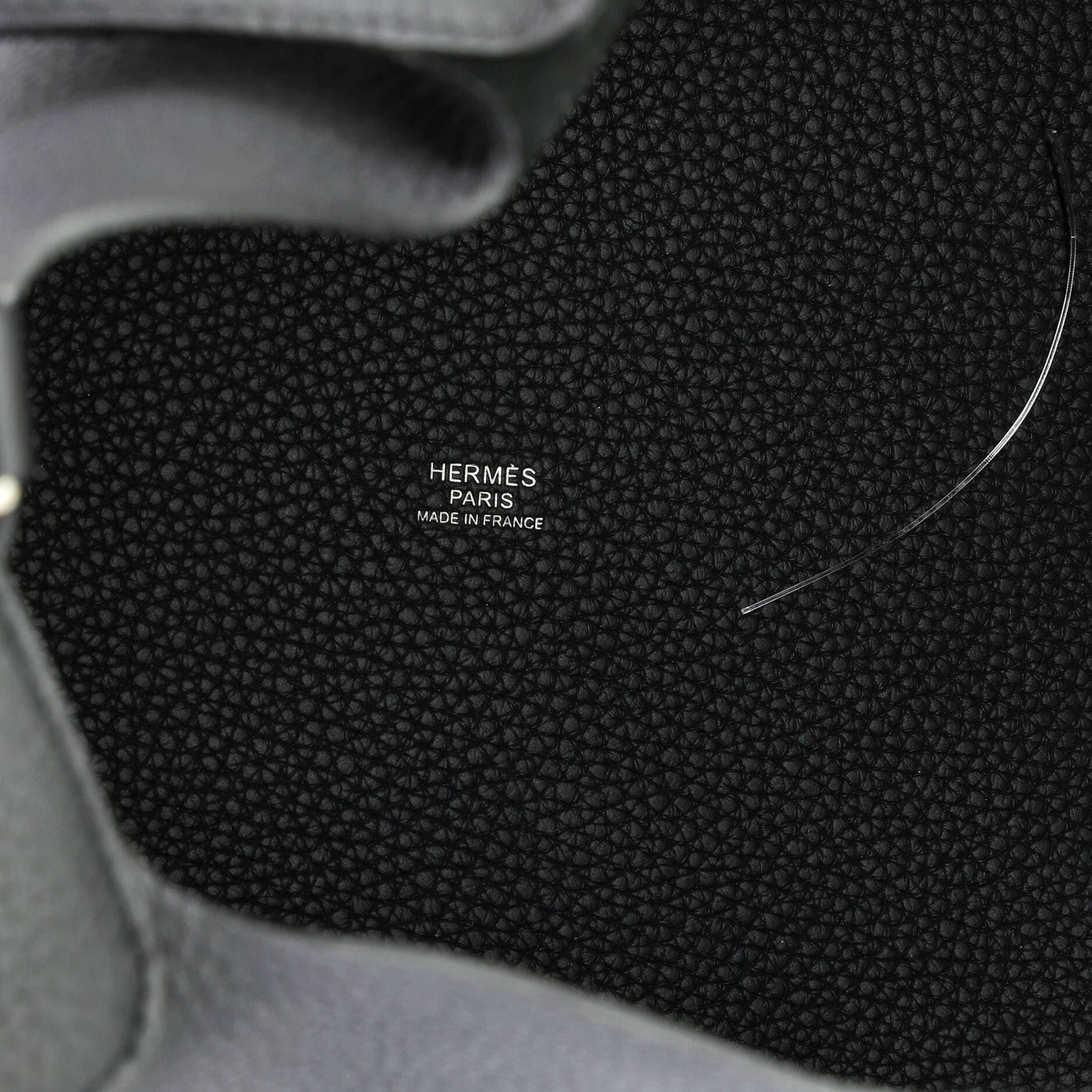 Pre-Owned Hermes Picotin Lock Bag Clemence MM, Alternate, color, Noir