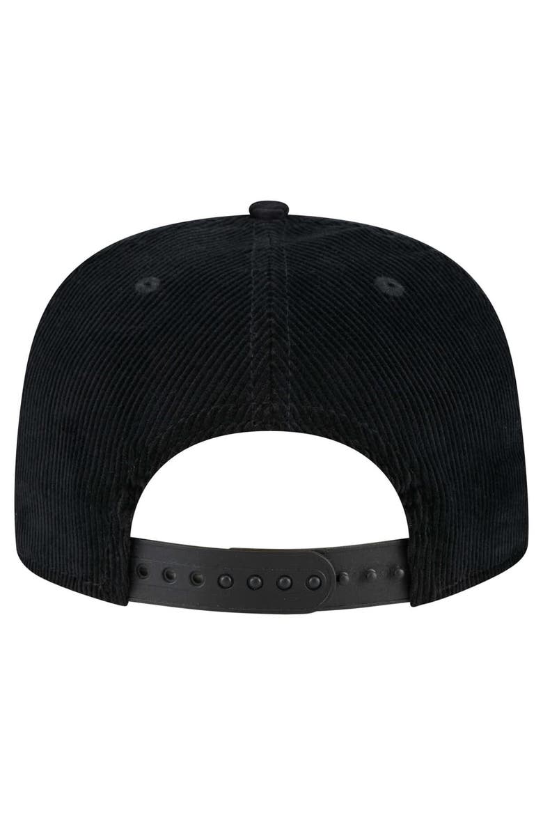 Men's New Era  Black San Francisco Giants Full Circle Corduroy Golfer Adjustable Hat, Alternate, color, Black