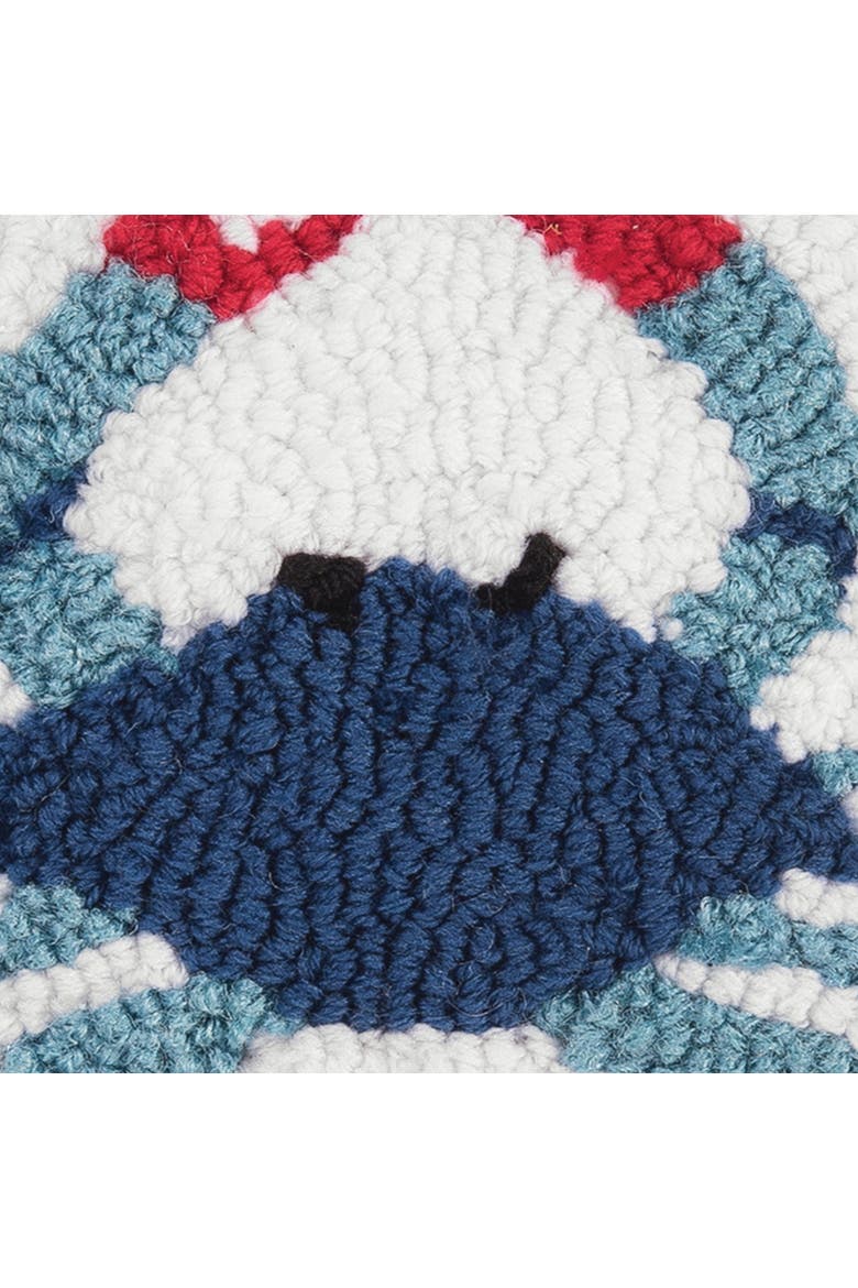 Coastal Hooked Mini Pillows, Alternate, color, Blue