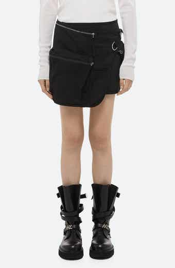 Field Cotton Cargo Wrap Miniskirt