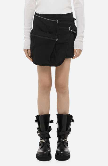 Field Cotton Cargo Wrap Miniskirt