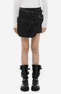 Helmut Lang Field Cotton Cargo Wrap Miniskirt