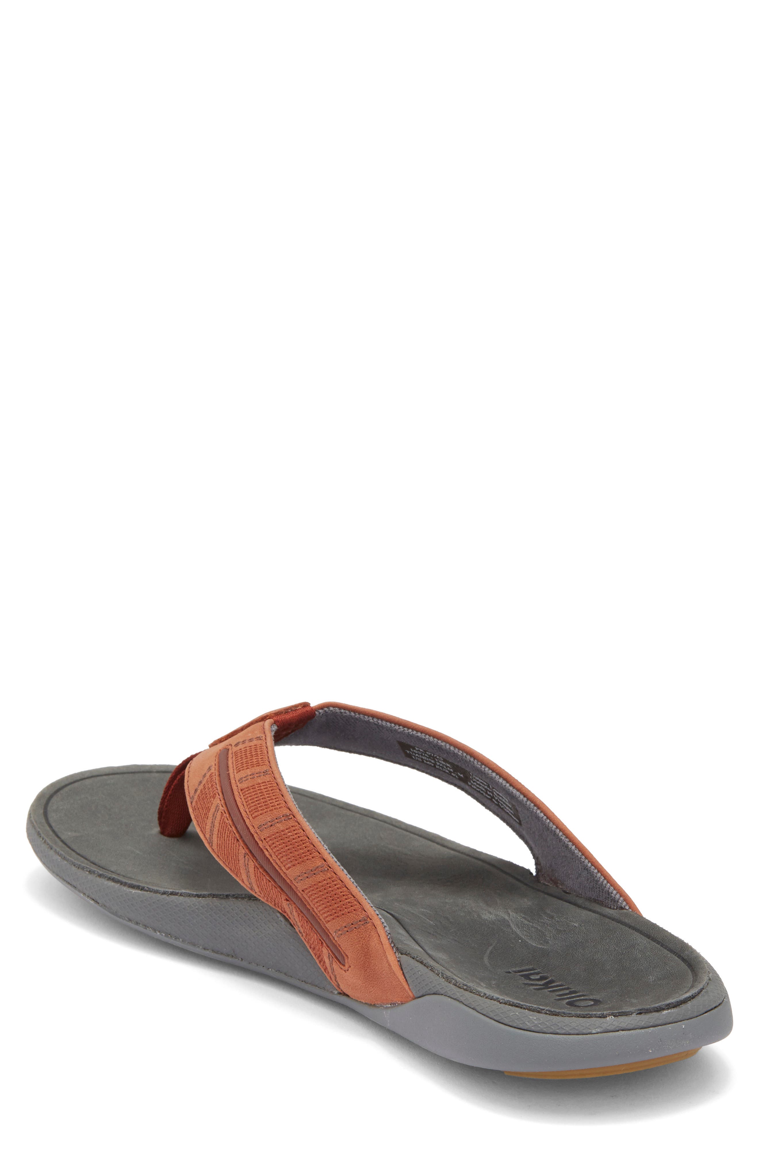 Tuahine Waterproof Flip Flop, Alternate, color, CANOE / ROCK