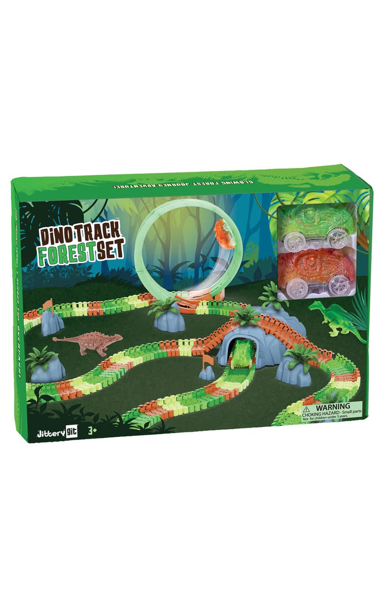 JitteryGit Dino-Track-Forest, Alternate, color, Green