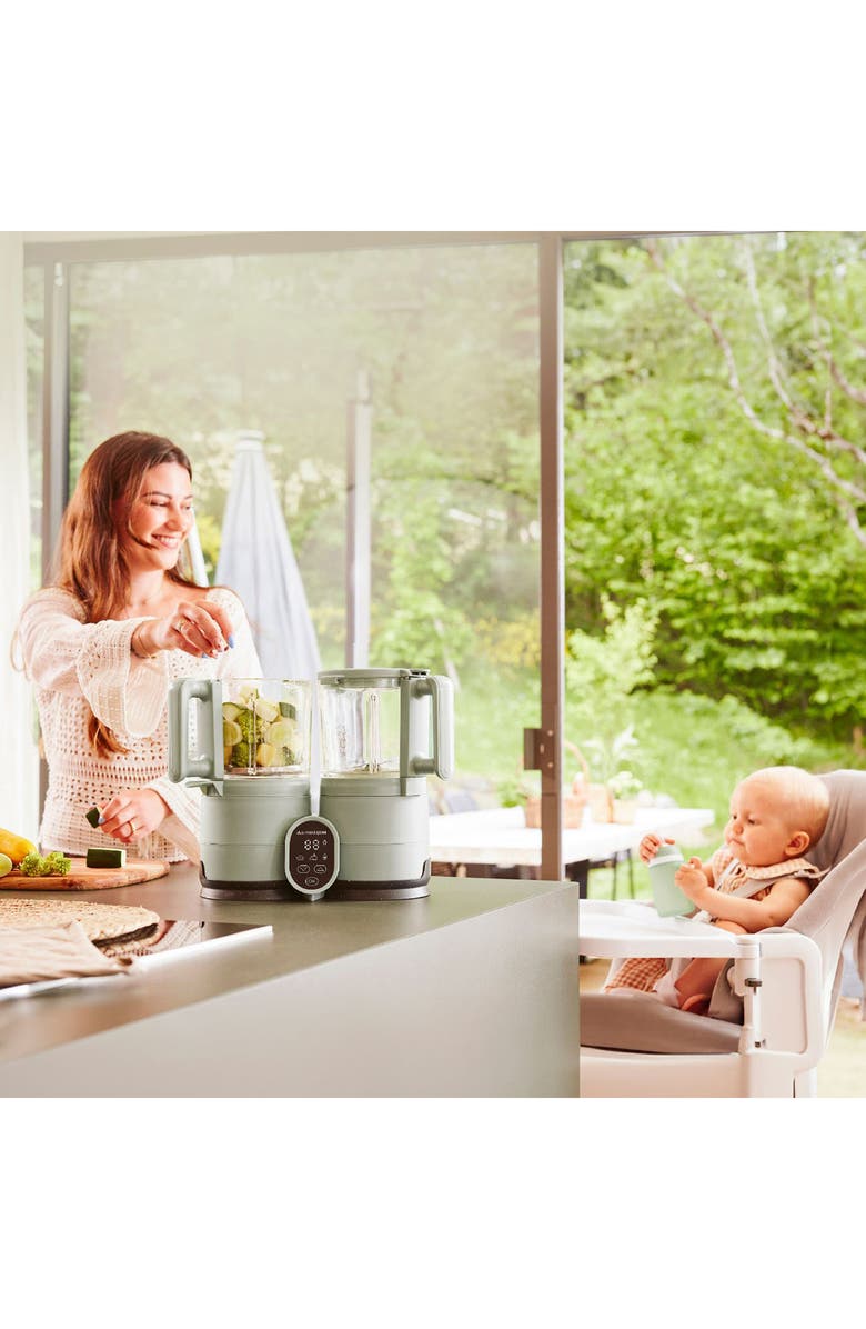 Babymoov Duo Meal Glass Pro Baby Food Maker, Alternate, color, Celadon Green