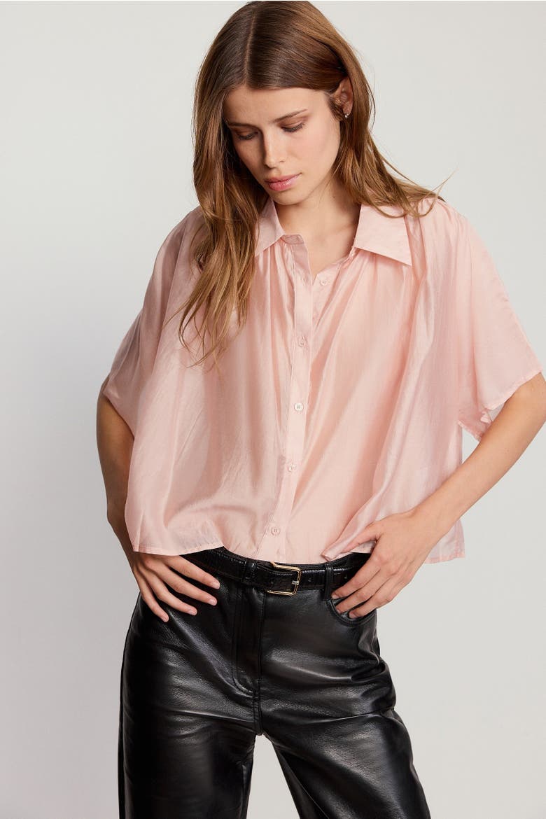 The Hayden Shirt, Alternate, color, Blush
