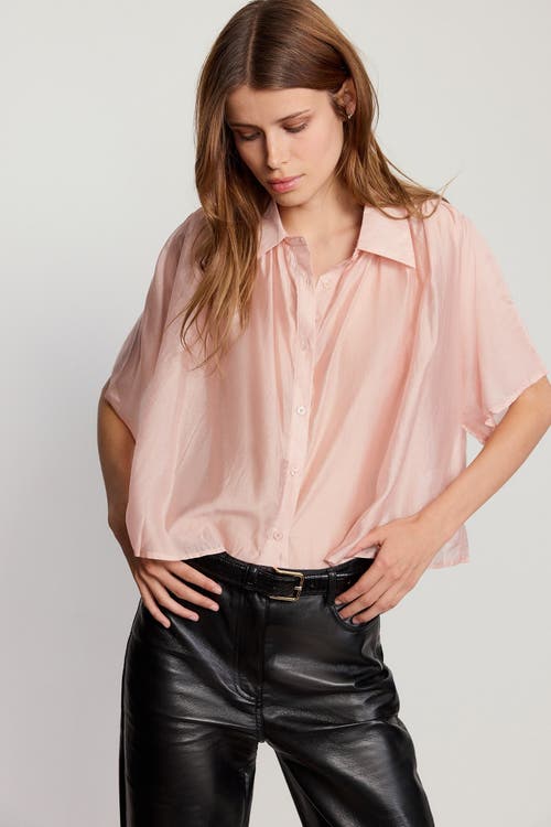 The Shirt By Rochelle Behrens The Hayden Shirt In Pink