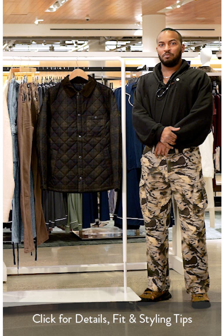 Tartan Quilted Shirt Jacket video