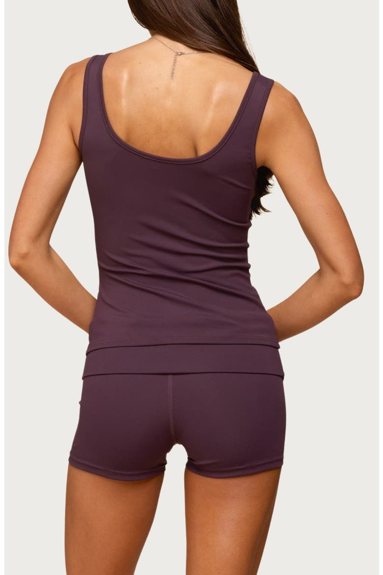 Kiarra Scoop Neck Tank, Alternate, color, PLUM