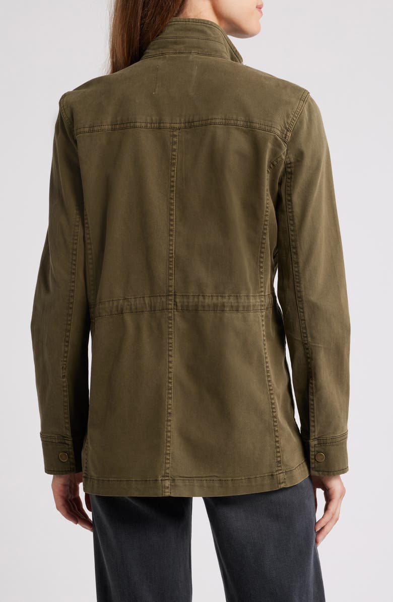 Lucky Brand Cotton Blend Utility Jacket, Alternate, color, Olive Night