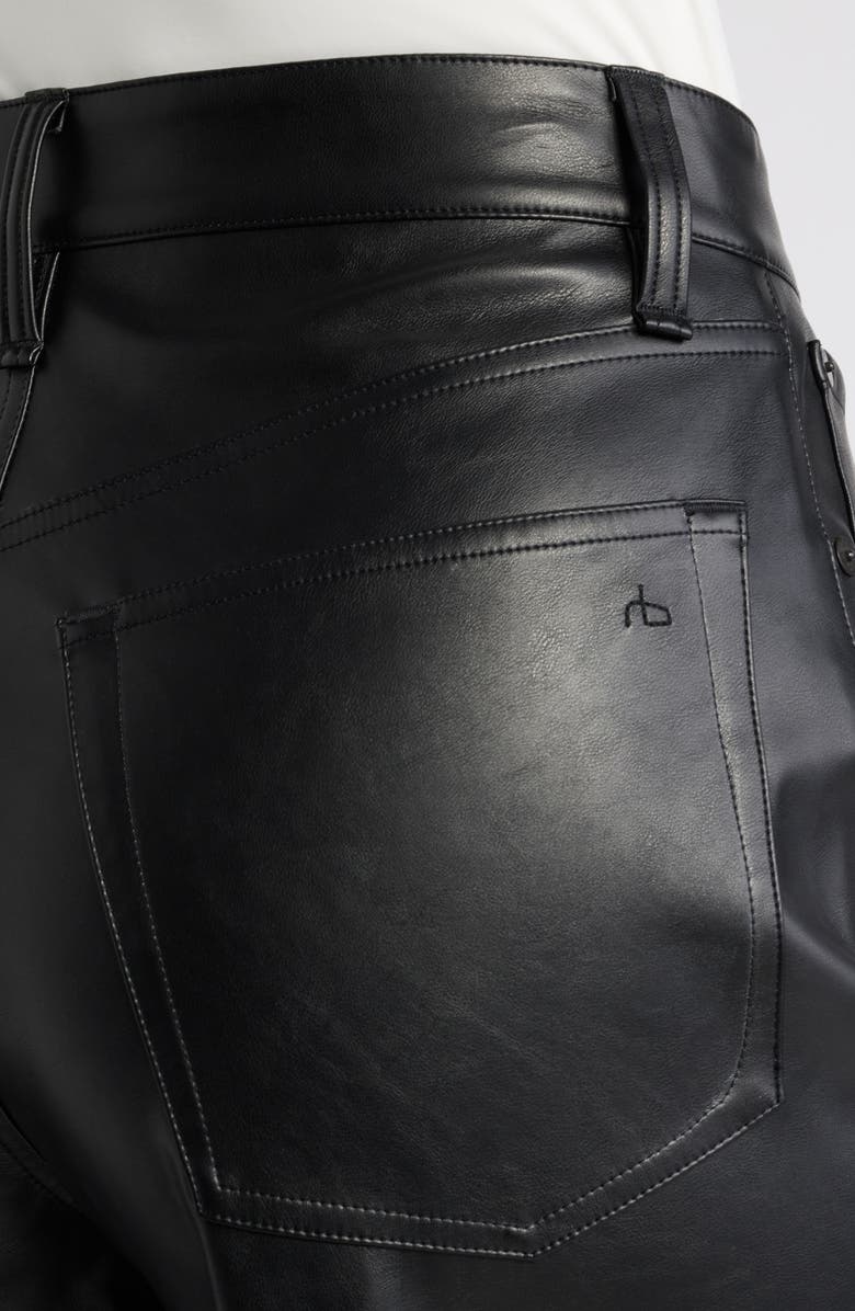 rag & bone Sofie Ankle Faux Leather Pants, Alternate, color, 