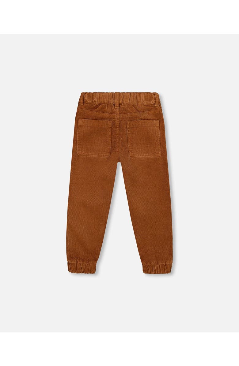 Deux par Deux Stretch Corduroy Jogger Pants, Alternate, color, Brown